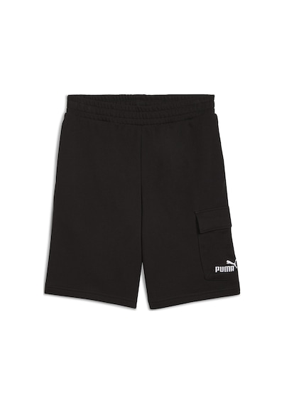Puma Ess No. 1 Logo Cargo Erkek Siyah Günlük Stil Şort 68266201 Siyah