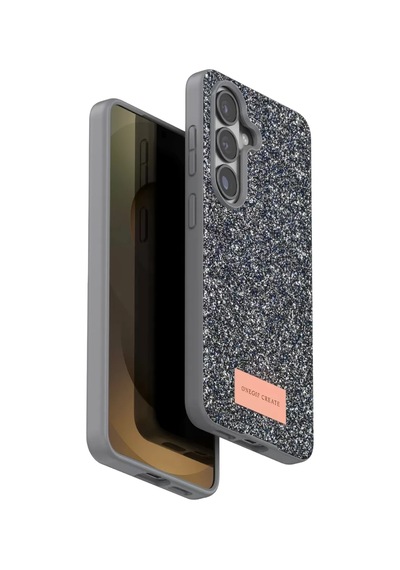Onegif Samsung Galaxy S26 Bright Simli Kapak - Gümüş