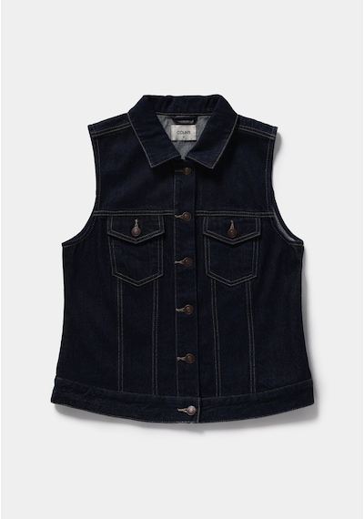 Colin's Colins Regular Fit Kadın Dark İndigo Denim Yelek Cl1082774 Q1.v1 Dn45186