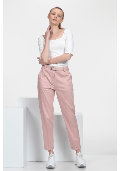 Cigarette Fit Pantolon Gülkurusu