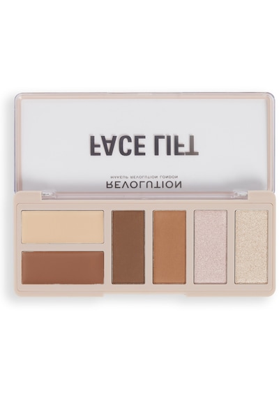 Revolution Face Lift Allık Kontür ve Bronzer Paleti ﻿Light To Medium
