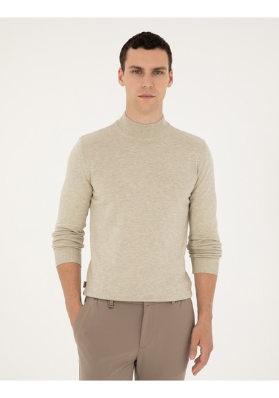 Pierre Cardin Erkek Kum Melanj Kazak /triko 50296548-vr123 Kum Melanj