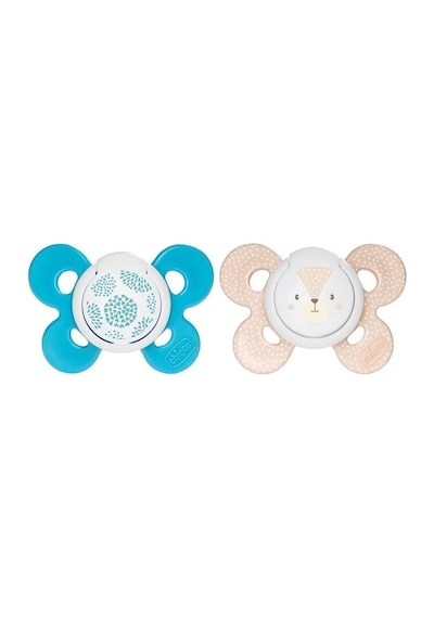 Chicco Physio Comfort Silikon Erkek Bebek Emzik 6-16 Ay 2'li Mavi