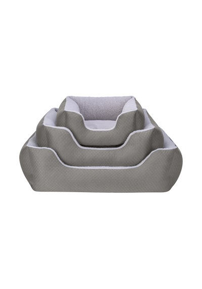Pet Comfort Echo Kedi Ve Köpek Yatağı Gri/gri Peluş S 60x50cm Pet Comfort Echo Kedi Ve Köpek Yatağı Gri/gri Peluş S 60x50cm