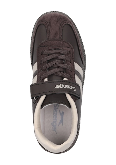 Slazenger Dolphın I Unisex Çocuk Cırt Cırtlı Kahve / Bej Günlük Spor Ayakkabısı