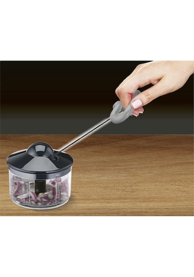 Tefal Rondo Manuel Doğrayıcı 500ml Siyah Sebze Soğan Doğrayıcı