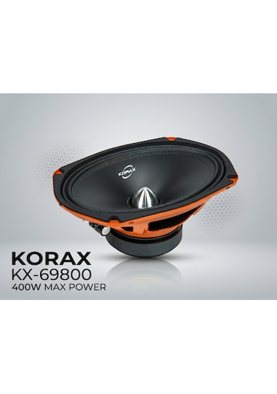 Korax Kx-m69800 400w Oval Oto Hoparlör Takım - 2 Adet