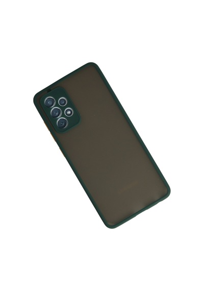 Newface Samsung Uyumlu Galaxy A72 Kılıf Montreal Silikon Kapak - Koyu Yeşil Koyu Yeşil