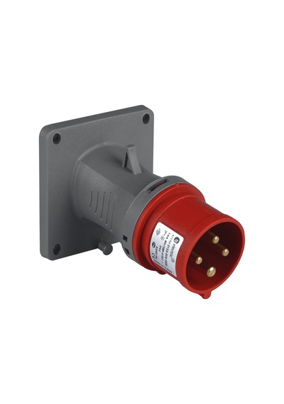 Tp Electric 3126-318-1600 Vidalı Bağlantı Ip44 4x32a Cee Norm Eğik Makine Fişi