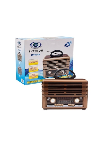 Everton Rt-812 Usb-Sd-Fm Nostaljik Radyo Müzik Kutusu