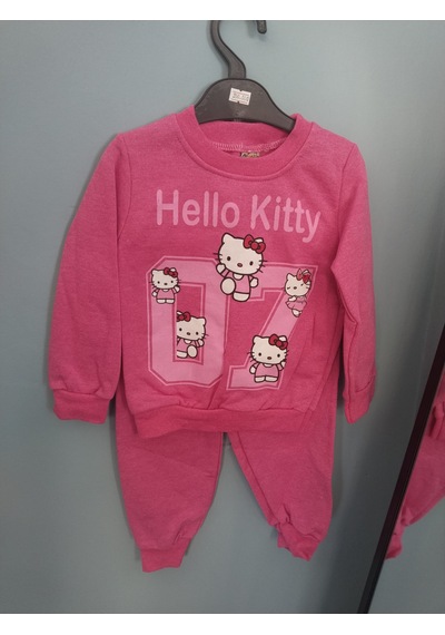Gunes7 Güneş7hello Kity Kız Çocuk Eşofman Takımı Açık Pembe