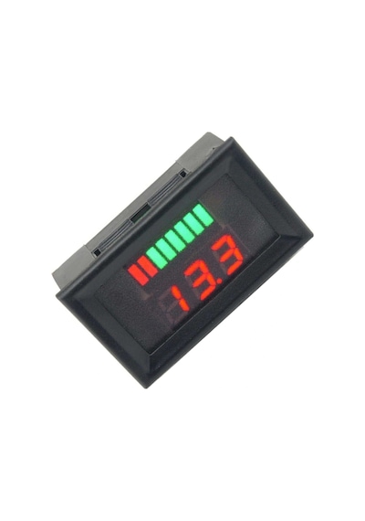 Akü Şarj Seviye Göstergesi 12-24v Dc Akü Kapasite Göstergesi
