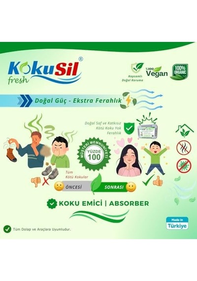 Ayakkabılık, Gardırop, Kiler Koku Giderici Ve Koku Emici
