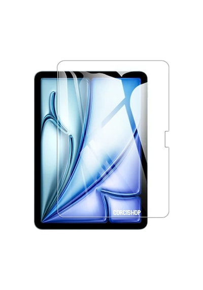 Apple Uyumlu iPad  Air 6 11 Inç 2024 M2 Çip Kılıf Silikon Koruyucu + Ekran Koruyucu + Kalem Kılıf