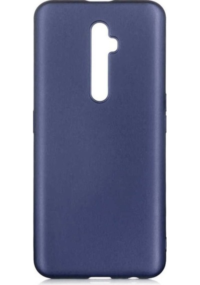 Oppo Reno 2z Kılıf Zore Premier Silikon Kapak Lacivert