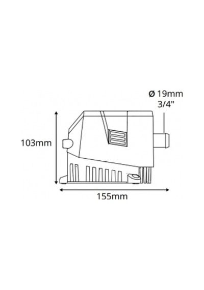 Attwood Sahara Mk2 500gl Sintine Pompası 12v
