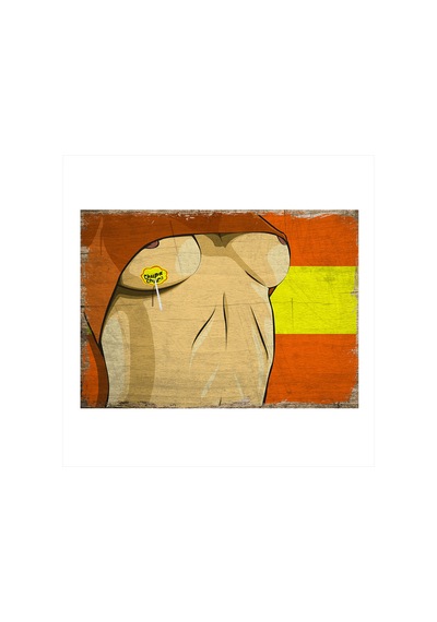 Bedeko Nü Kadın Çizimi Tasarım Mdf Tablo 25 Cm X 35 Cm