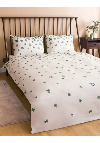 Lcw Waikiki Home Çift Kişilik Nevresim Seti Yonca Desenli