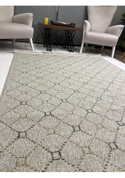 Sanat Halı Lora Plus 3925 Bej İskandinav Halı