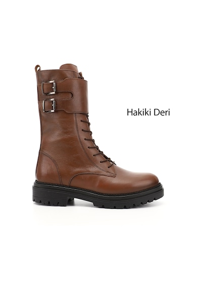 Gönderi(R) Gönderi R Taba Antik Fermuarlı Hakiki Deri Postal Bot Taba