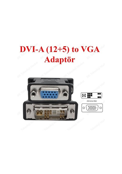 Dvi 12+5 Vga Çevirici Dvi 17 Pin Vga Çevirici