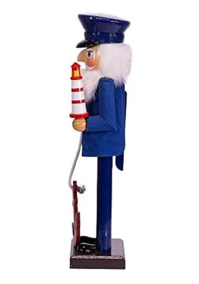 Kurt S. Adler 30 Cm Denizci Çapası Ve Deniz Feneri Fındıkkıran, Çoklu