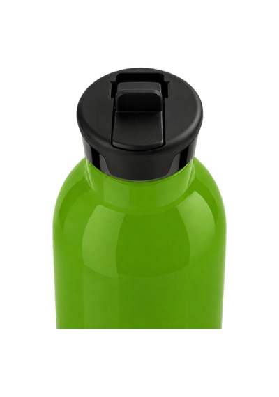 Mamawata Green Pipetli Çocuk Termos Matara 470 Ml Paslanmaz Çelik Sızdırmaz Yalıtımlı Suluk Yeşil
