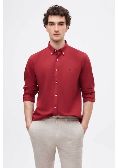 D'S Damat Ds Damat Slim Fit Bordo Oxford Düğmeli Yaka Kolay Ütülenebilir Nakış Detaylı Pamuklu Gömlek 4HC02ORT03265 Bordo D'S Damat Ds Damat Slim Fit Bordo Oxford Düğmeli Yaka Kolay Ütülenebilir Nakış Detaylı Pamuklu Gömlek 4HC02ORT03265 Bordo