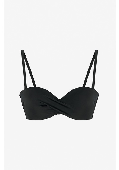 Penti Siyah Straplez Cup Bikini Üstü