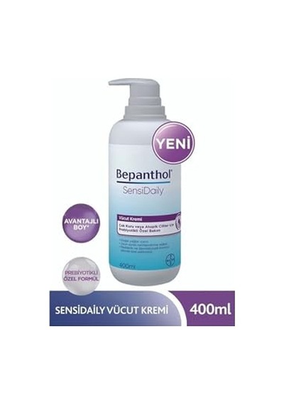 Tr Sensidaily Vücut Kremi, 400 Ml, Prebiyotikli