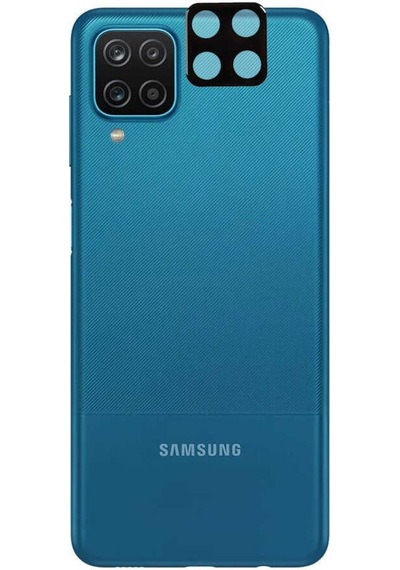 Galaxy A12 Zore 3D Kamera Camı Siyah (496855772)