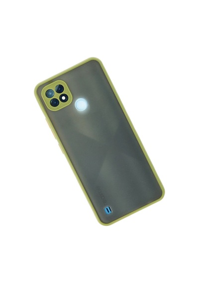 Realme C21 Kılıf Montreal Silikon Kapak - Açık Yeşil