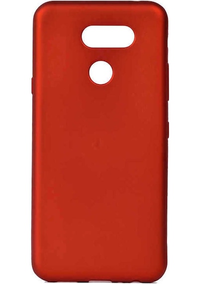 LG Uyumlu K40s Kılıf Zore Premier Silikon Kapak Kırmızı