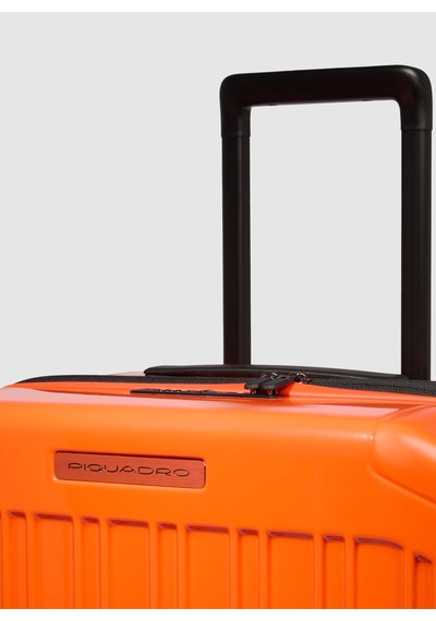 Piquadro Turuncu Çekçekli Sert Valiz Bv6393pqls2