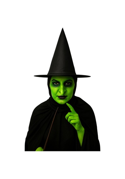 Halloween Cadılar Bayramı Cadı Makyaj Seti 6 Parça 3 Renk Far Paleti, Cadı Burnu, 2 Kalem, Sünger, Fırça Set Diğer