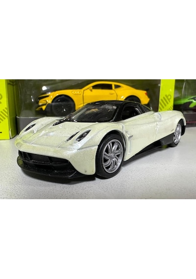 Oyuncak Metal Model Araba 1/36 Çek Bırak Bej Pagani Huayra