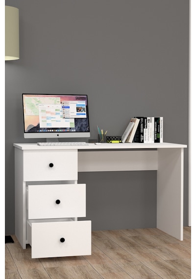 Duru No.2 Modern Çalışma Masası Beyaz