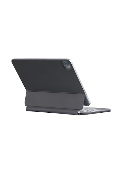 Apple Uyumlu İpad 2025 10.9 10.nesil A16 Kılıf X8 Magic Manyetik Klavyeli Tablet Kılıfı - Siyah Arka Kapak
