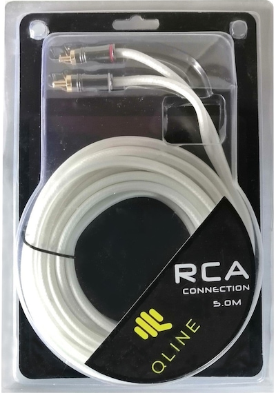 Qline 5 Metre Rca Kablo %100 Bakır