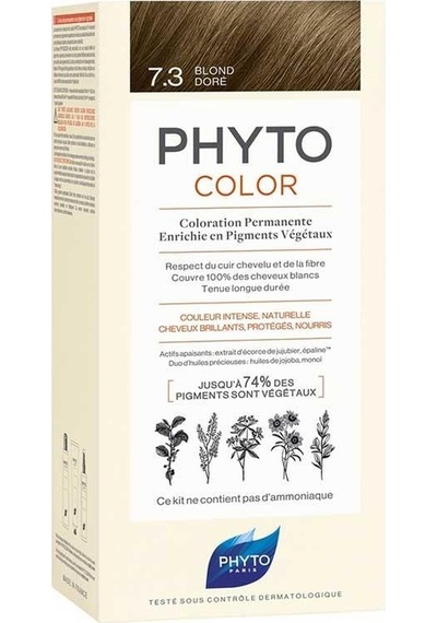 Phyto Phytocolor Bitkisel Saç Boyası 7.3 - Kumral Dore Yeni Formül