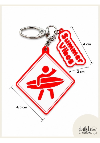 Sup Board Telefon Termos Tutucu Paddle Board Kano Aksesuar Seti Kürek Sabitleme + Organizer + Telefon & İçecek Tutucu + Charm Anahtarlık + Kişiye Özel İsimlik Kırmızı