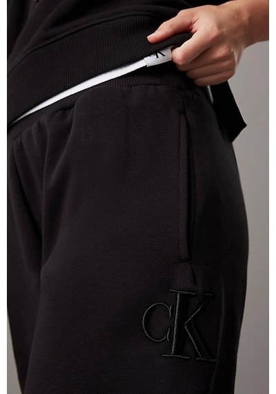 Raısed Embroıdery Ck Jog Pant Siyah