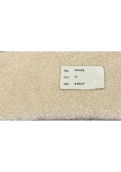 Hares 31 Alkantreli Düz A.krem Kumaş Açık Krem