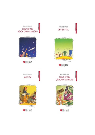 Can Yayınları Roald Dahl Çocuk Edebiyatı Seçkisi 4 Kitap