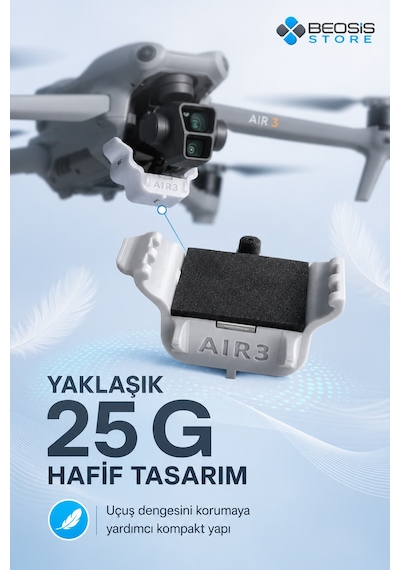 Djı Air 3 / Air 3s Yük Bırakma Aparatı Henwafx Işık Sensörlü Airdrop Modülü
