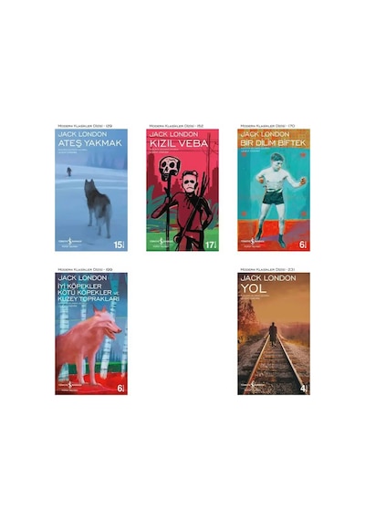 İş Bankası Jack London Modern Klasikler Öykü Dizisi 5 Kitap