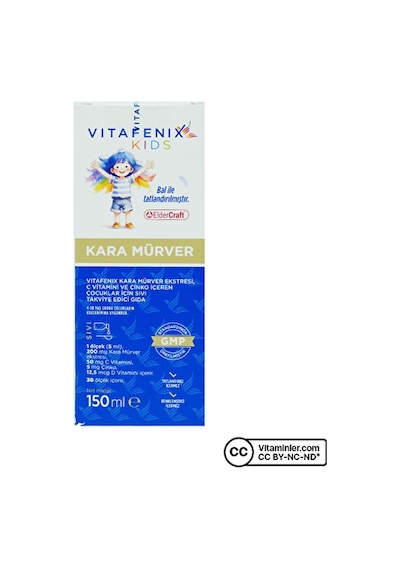 Vitafenix Kids Kara Mürver Ekstresi 150 Ml