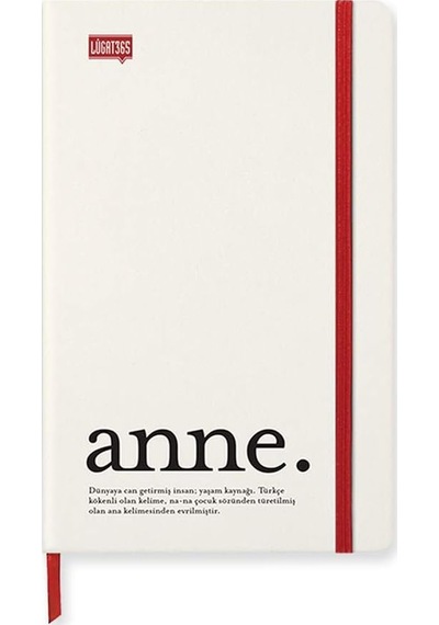 13x21 Çizgili Defter - Anne Açık Gri