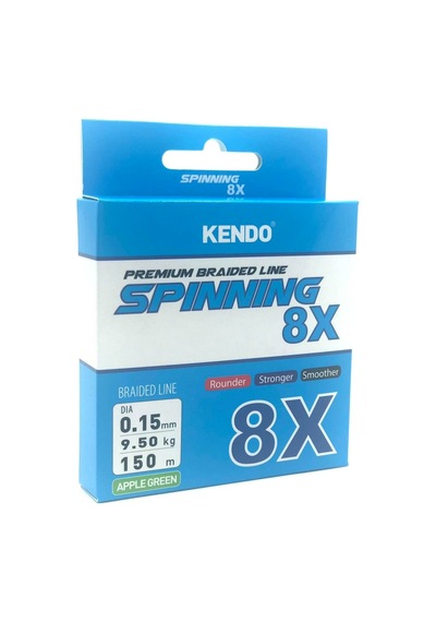 Kendo Spınnıng 8X Fıghtıng 150 Mt Örgü Ip (Apple Green) (489822908)
