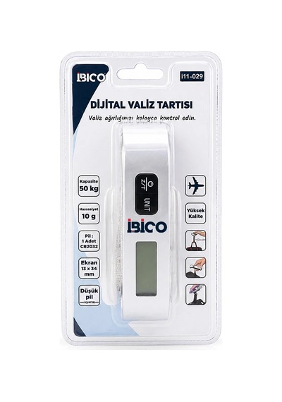 Ers Valiz Model Dijital Valiz Terazi Tartı Kantar Pilli Max 50kg Hasassiyet 10gr İ11-029